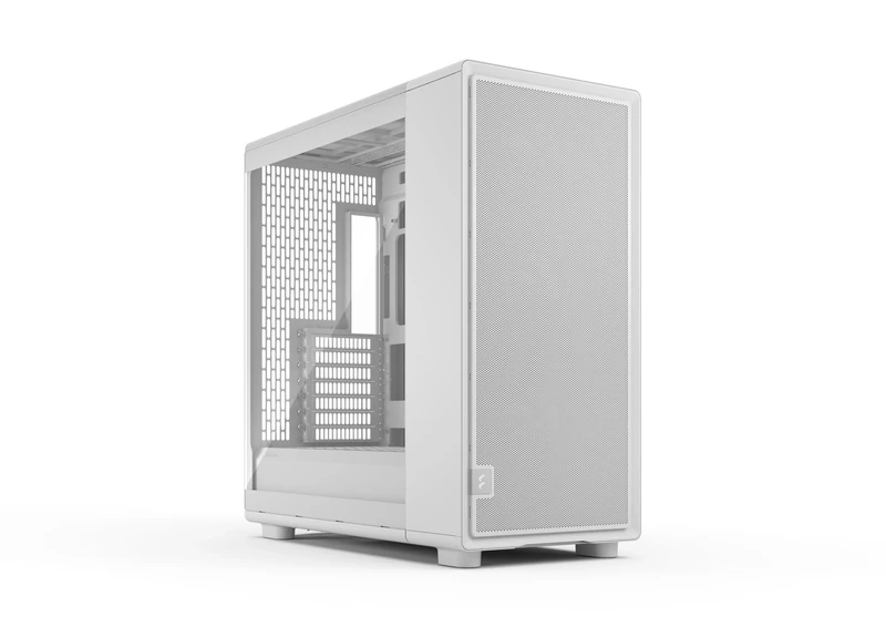 Fractal Design Epoch XL White - Tempered Glass Clear Tint - High Airflow PC Gaming Case - Mesh Front Panel - Three Momentum 14 Fans