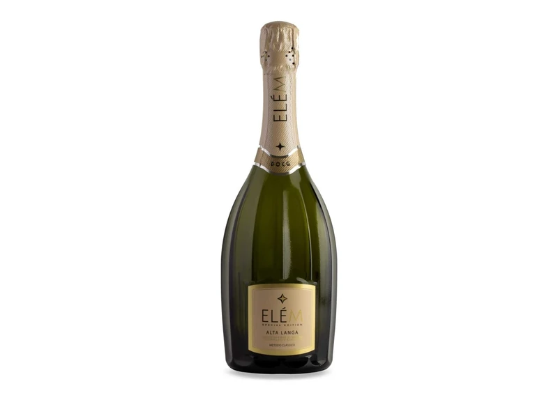 ELÈM Alta Langa DOCG Metodo Classico Pas Dosè Sparkling White Wine - 1x750 ml (Pack of 6)