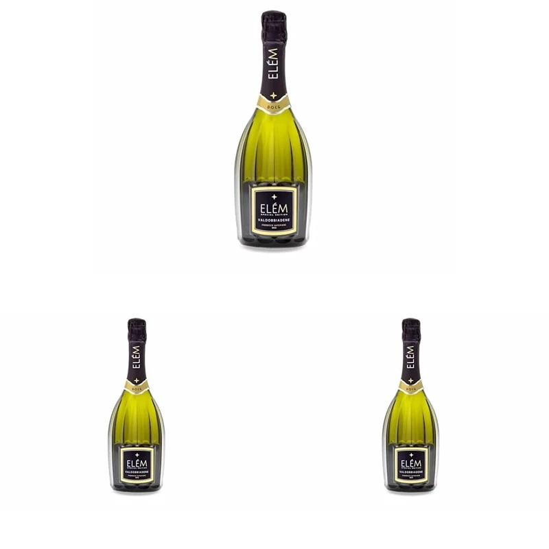 ELÈM Valdobbiadene DOCG Superiore Sparkling White Wine - 1x750 ml (Pack of 3)