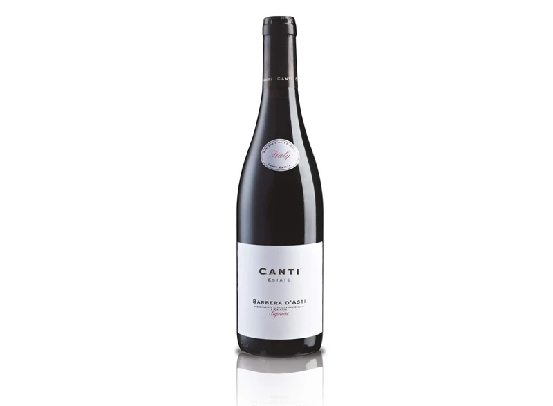 Canti - Barbera d'Asti D.O.C.G. Superior, Italian Red Dry Wine 13%, Barbera Grapes from Piemonte, Spicy and Balsamic Taste, 1x750 ml (Pack of 6)