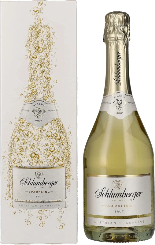 Schlumberger Sparkling Brut Klassik, Gift Box, 75cl (Pack of 6)