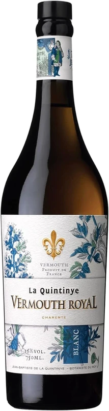 La Quintinye Vermouth Royal Blanc Vermouth 75cl, Complex and Intense Fine French Vermouth, 16% ABV, Great Gift for Birthdays and Christmas (Pack of 6)