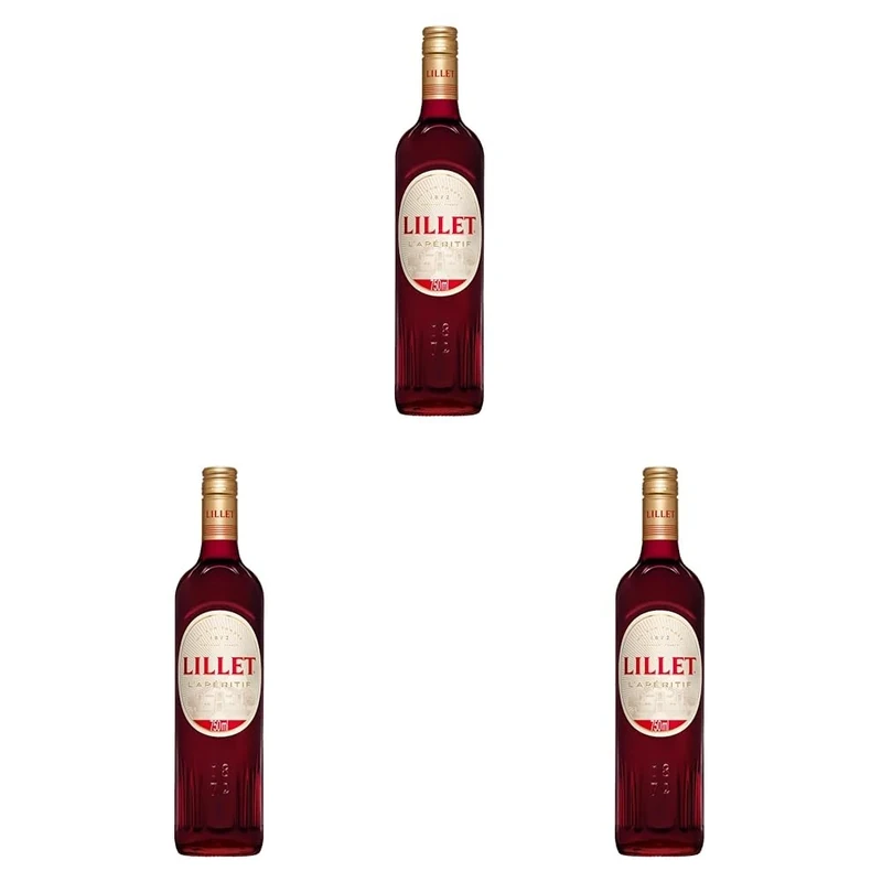 Lillet Rouge - French Aperitif, Ripe Red Fruit with Orange Aromas, Perfect as a Spritz Cocktail, A Blend of Wines and Fruit Infused Alcohol, Natural Ingredients, 75kcal with Light Tonic, 75cl