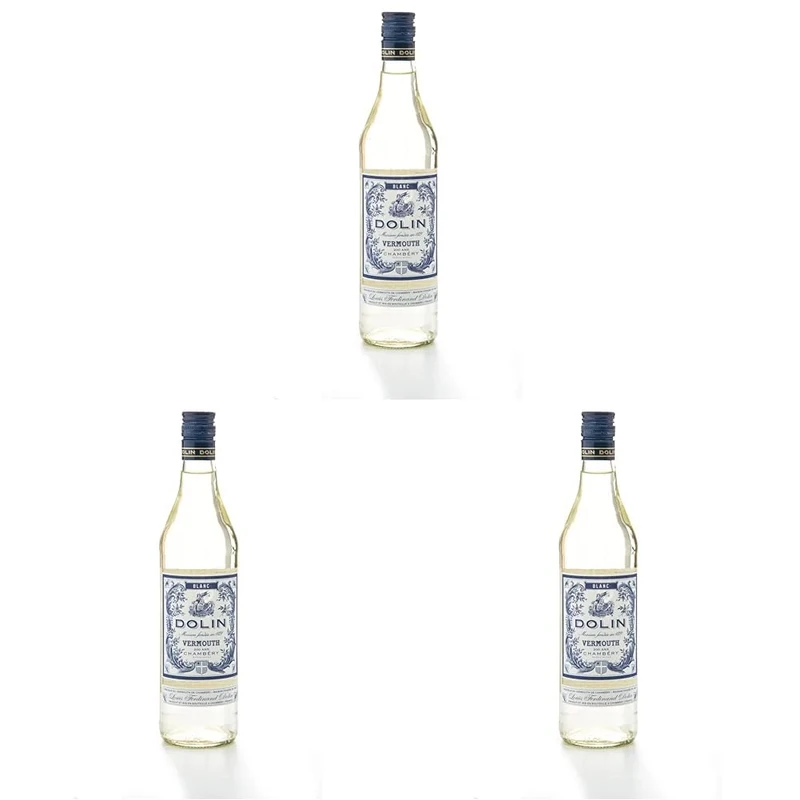 DOLIN BLANC Vermouth blanc de Chambéry Apéritif, 16% vol, 75cl (Pack of 3)