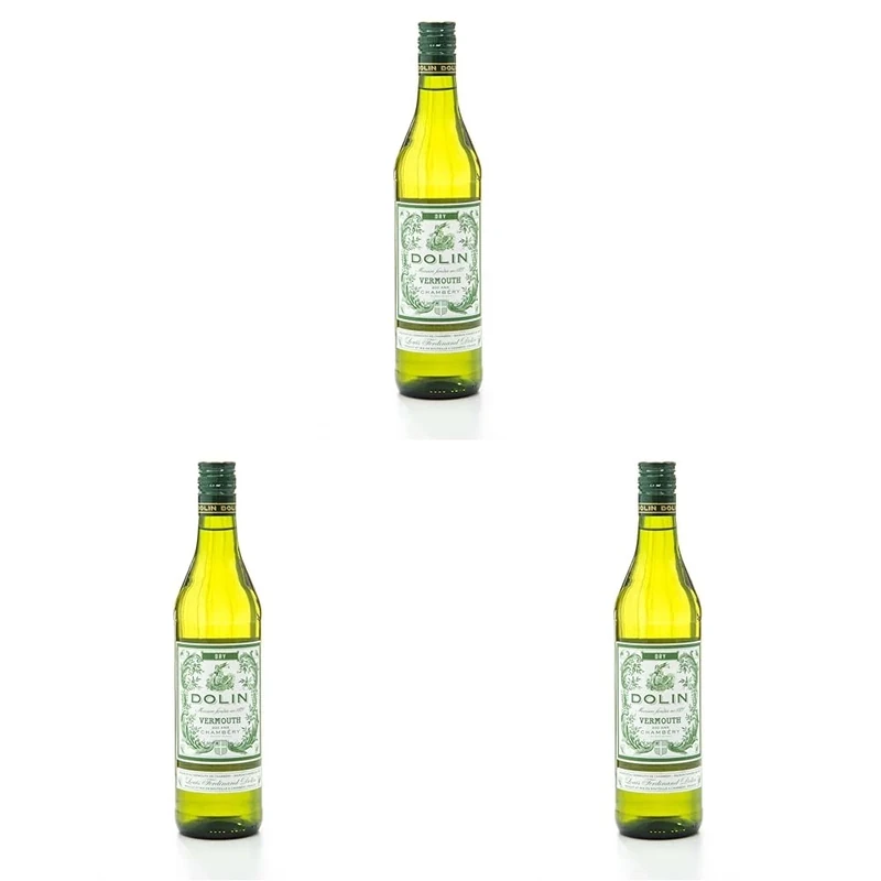 Dolin Vermouth de Chambery Dry Wine Savoie 75 cl (Pack of 3)