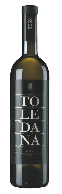 La Toledana Gavi del Comune di Gavi DOCG Piedmont White Dry Wine - 1x750 ml (Pack of 6)