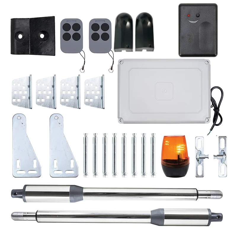 PNI MAB300 Swing gate Automation kit Package, 2 40W Motors, gate Length 2 x 2.5m, 200kg and PNI SmartHome RG120 Smart Relay, Tuya app