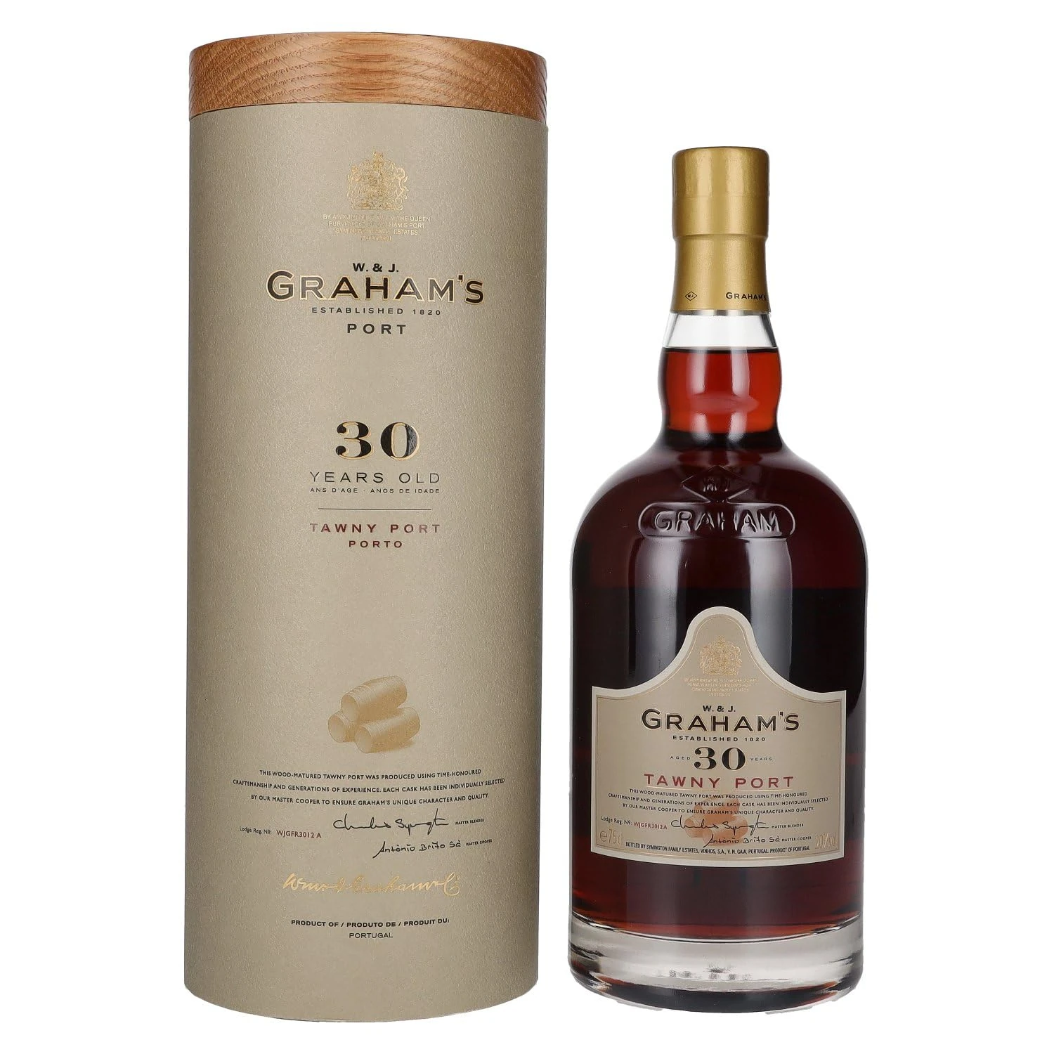 Graham's 30 Year Old Tawny Port Wine, 75 cl (Pack of 6)