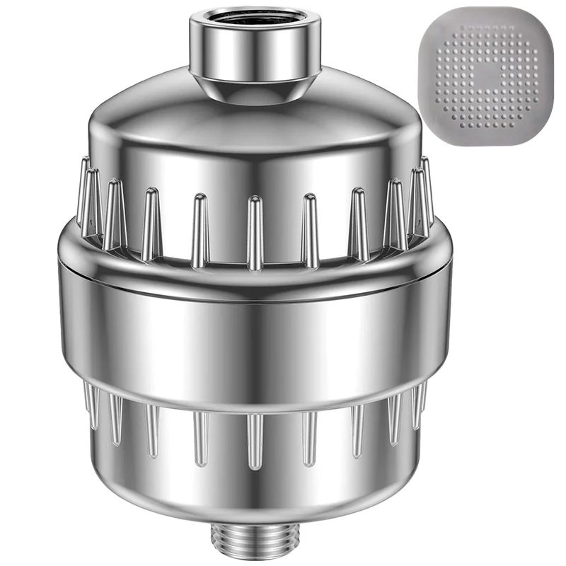 VeoryFly 36 Stage Upgraded Shower Filter with Vitamin C, High Output Showerhead Filter, Shower Hard Water Filter for Removing Chlorine, Heavy Metals and Other Sediments