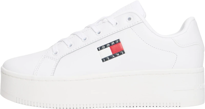 Tommy Jeans Women's En0en02932 Sneaker, White (White), 9 UK
