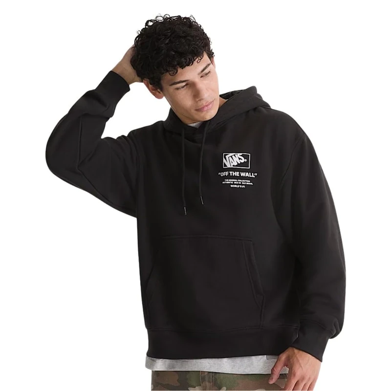 Vans Stacked Hi Pullover, Black/White, XXL