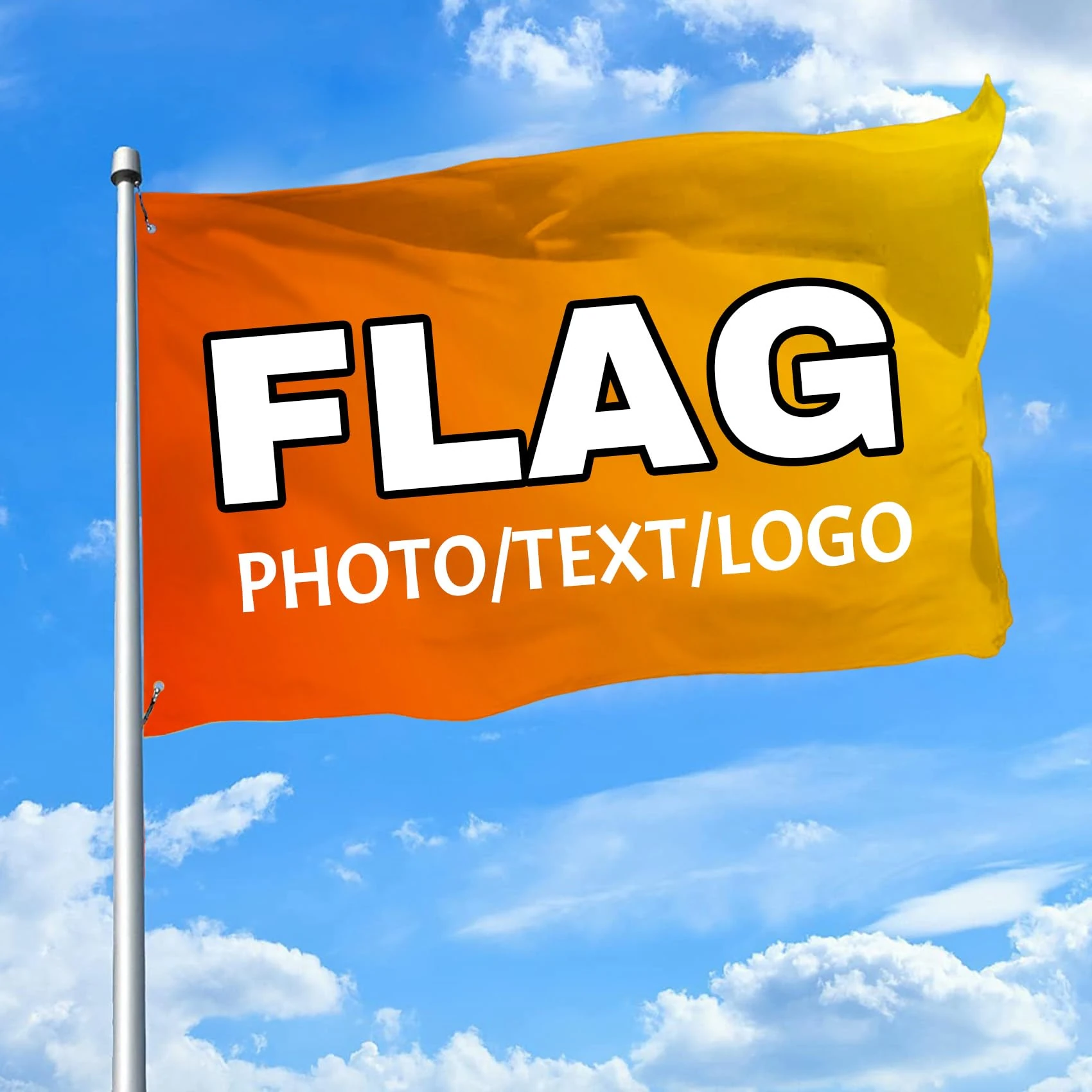 GUIRONG Custom Flag,Personalised Flags,Make Your Own Flag with Photo/Logo/Text for Garden