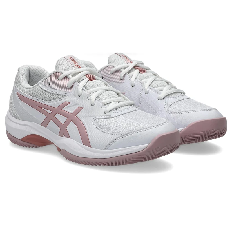 ASICS Boys Gel-Game Gs Clay/Oc Sneaker, White Morganite, 4.5 UK - Image 1