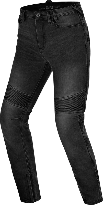 SHIMA Zenith Motorcycle Jeans for Men GFLEXX Knee Protectors Motorbike Mens Armoured Trousers Lightweight Protective Pants Stretch Reinforced Armored Bike Elastic Ventilated (Mens, Black, 38/34)