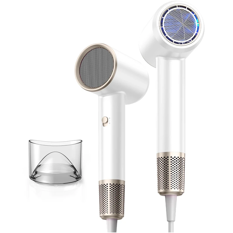 Hair Dryer Fast Dry 1800W Professional Ionic Hairdryer, Super Compact & Lightweight with Even Heat Anti-Static, Frizz-Control, Quick Drying, Energy Saving, Hairdryers for Women & Man