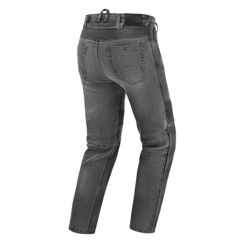 SHIMA Zenith Motorcycle Jeans for Men GFLEXX Knee Protectors Motorbike Mens Armoured Trousers Lightweight Protective Pants Stretch Reinforced Armored Bike Elastic Ventilated (Mens, Grey, 38/32)