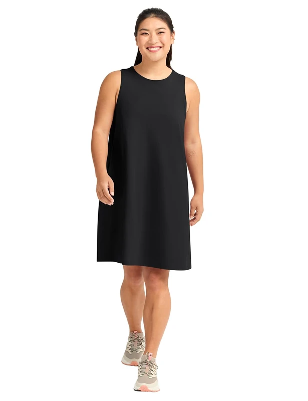 Jack Wolfskin Women's Travel Dress W Casual, Black, XS