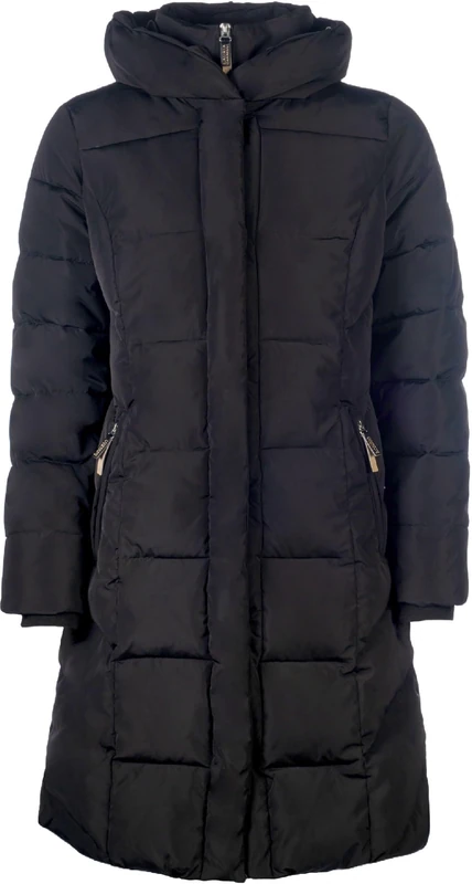 HKM Women's Livigno Quilted Coat, Black, XXL