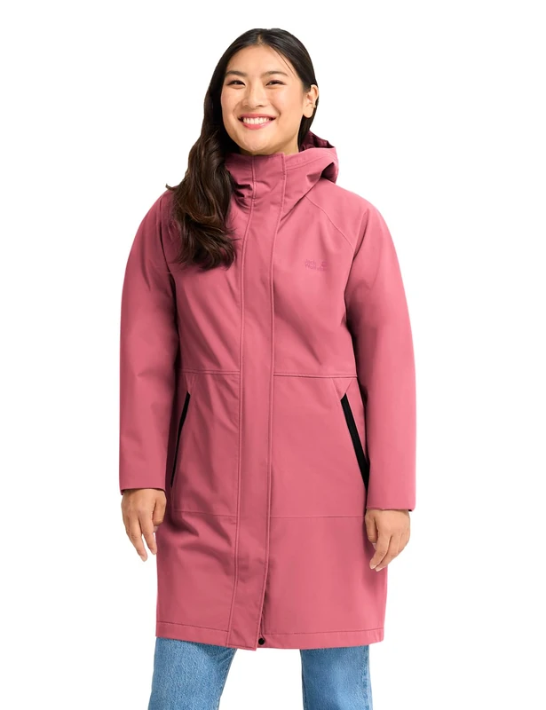 Jack Wolfskin Women's Onera 2l Coat W, Evening Rose, S