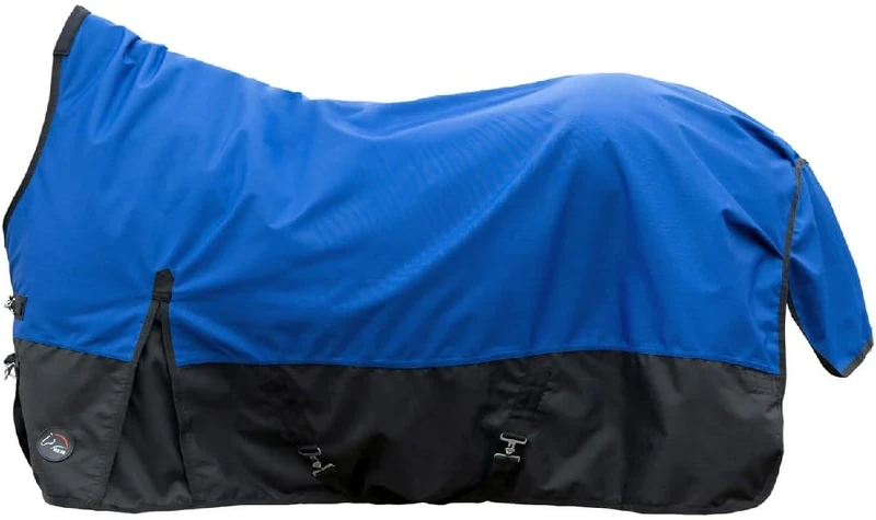 HKM Glasgow- 1200D, 300g filling Highneck rug Blue/Black 7'3