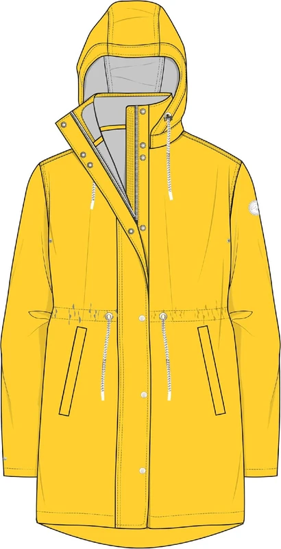 HKM Women's Ohio Riding Jacket, Yellow, XS