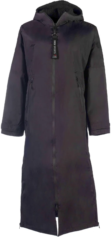 HKM Women's Julie extra long Riding Jacket, Black, XXL
