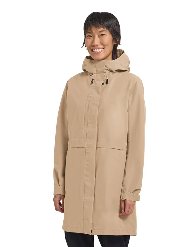 Jack Wolfskin Terraview 2L Coat W, Oat., M