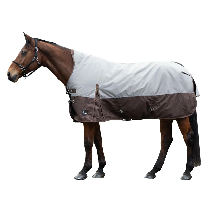 HKM Norwich- 600D, 300g filling Highneck rug Beige/Brown 5'6