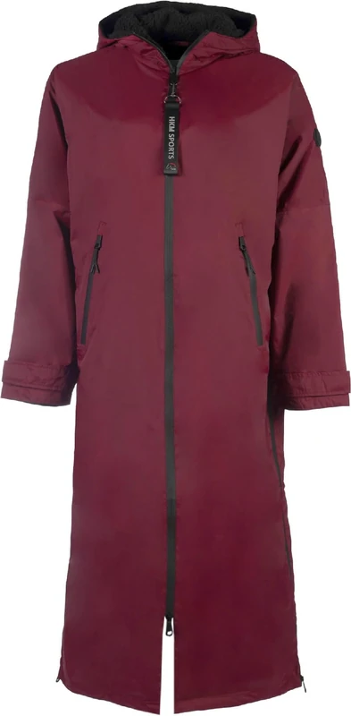 HKM Women's Julie extra long Riding Jacket, Bordeaux, M