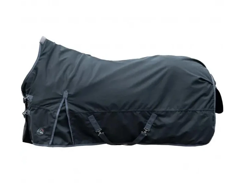 HKM Glasgow- 1200D, 100g filling Highneck rug Black 5'6