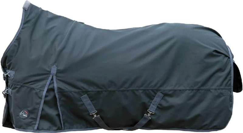 HKM Glasgow- 1200D, fleece lining Highneck rug Black 5'3