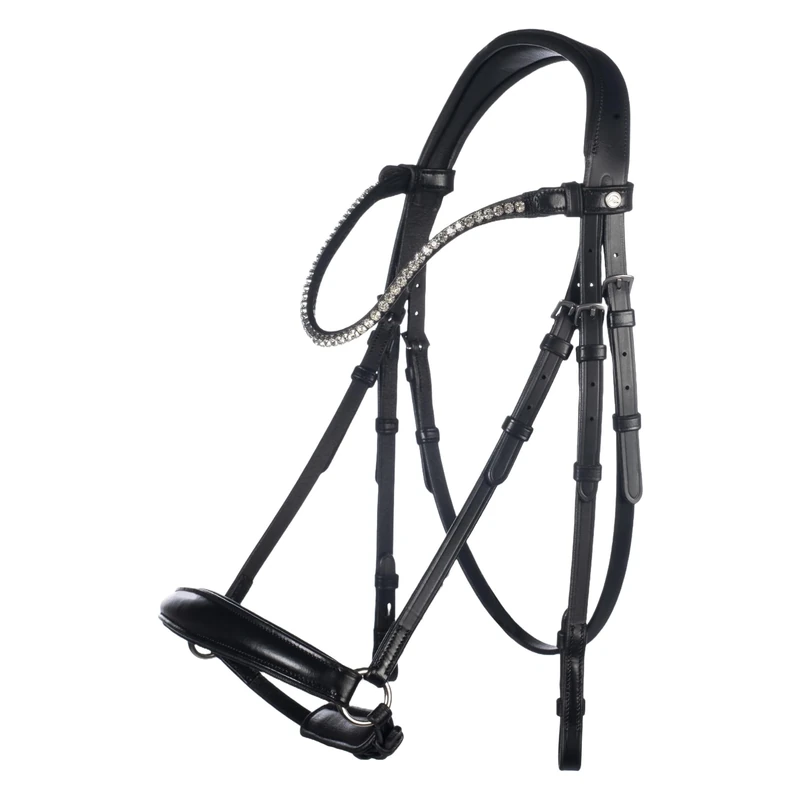 HKM Nicole Bridle Black Cob
