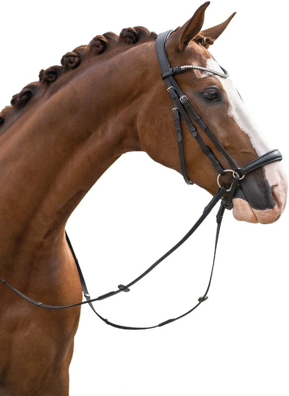 HKM Nicole Bridle Black Full