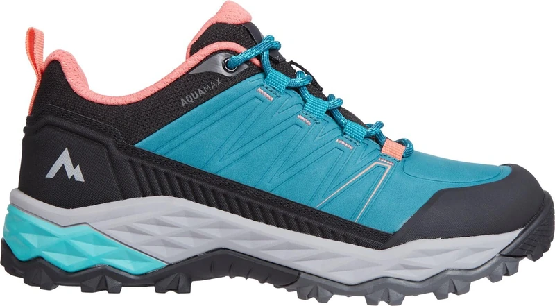 Mckinley Women's Tahsis AQX W Trail Running Shoe, Blue Aqua/Red Light, 8 UK