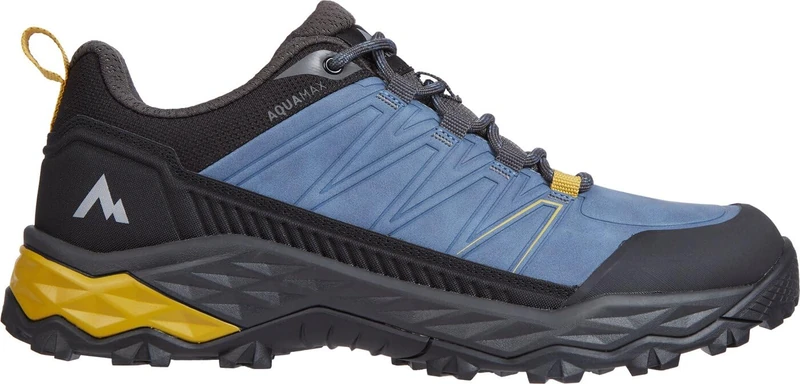 Mckinley Men's Tahsis AQX M Trail Running Shoe, Blue Dark/Yellow DAR, 10.5 UK