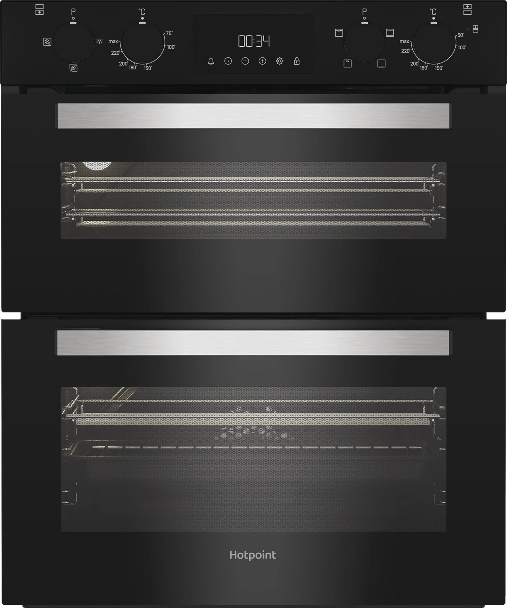 Hotpoint Built Under Electric Double Oven - Black - A Rated