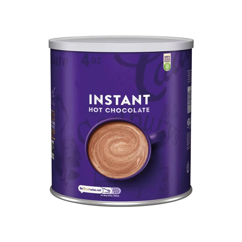 Instant Hot Chocolate Powder 2kg – Rich, Creamy & Indulgent | Perfect for Home, Café, or Office Use | Resealable Tin