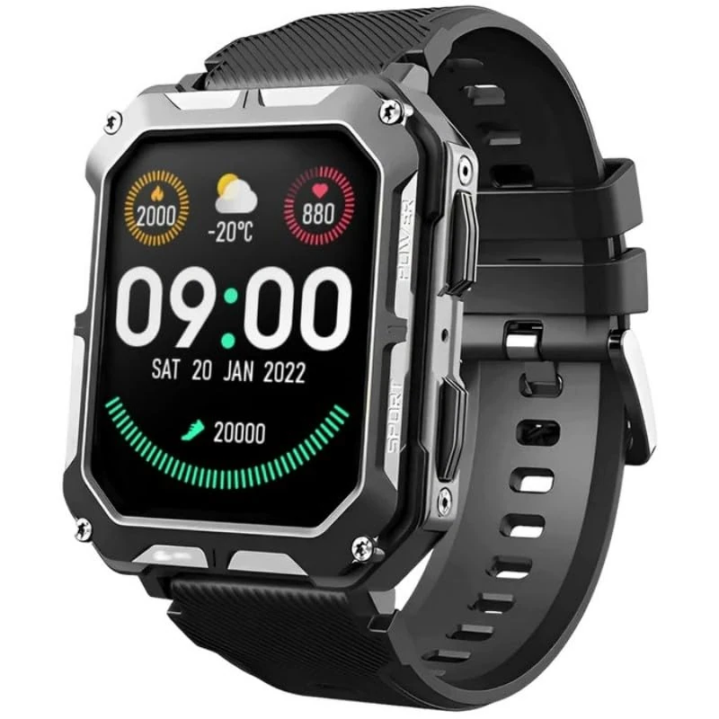SWZEC Hardhatwatches Hard Hat Smartwatch(Schwarz)
