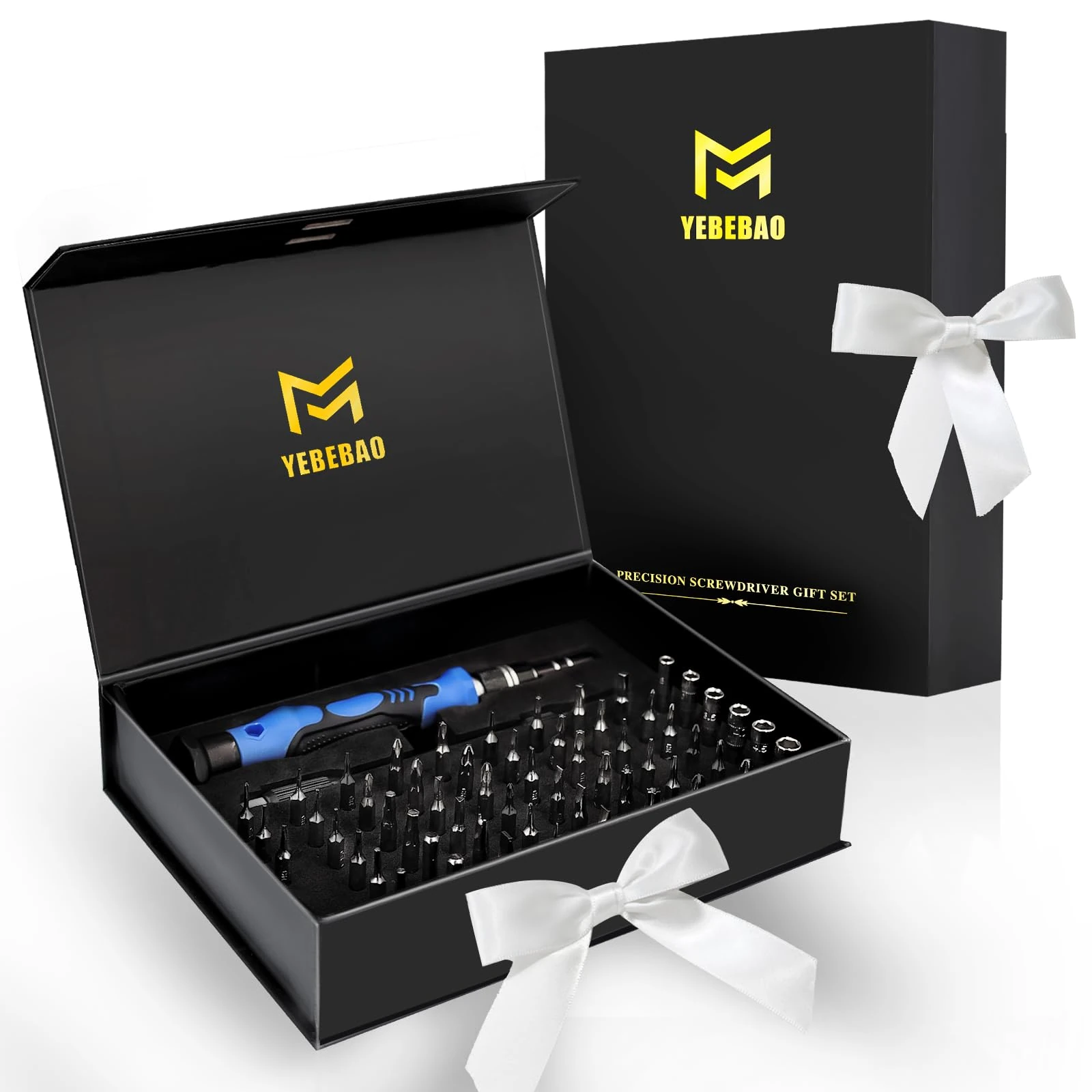 Yebebao Secret Santa Gifts for Men, Stocking Filler for Men, Birthday Mens Gifts for Dad, Gadgets Anniversary for Him, Christmas Gifts Advent Calendar, Precision Screwdriver Set