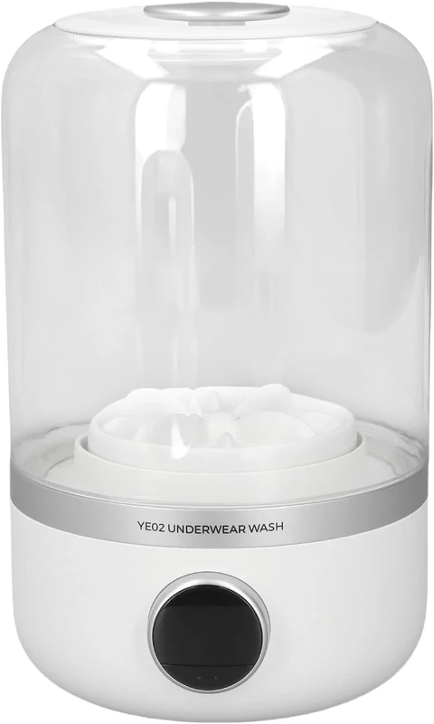 Portable Washing Machine, Rechargeable USB Mini Washing Machine Cordless Underwear Washer Portable Mini Washing Cleaner with Timed Wash for Travel Dorm Bathroom