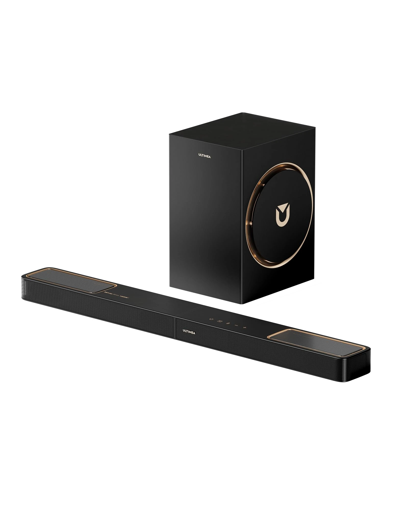 ULTIMEA 3.1.2ch Sound Bar with Dolby Atmos, Surround Sound System for Smart TV, Soundbar with 6.5" Subwoofer for Home Theater, BT 5.4, HDMI eARC, Skywave F30 Boom