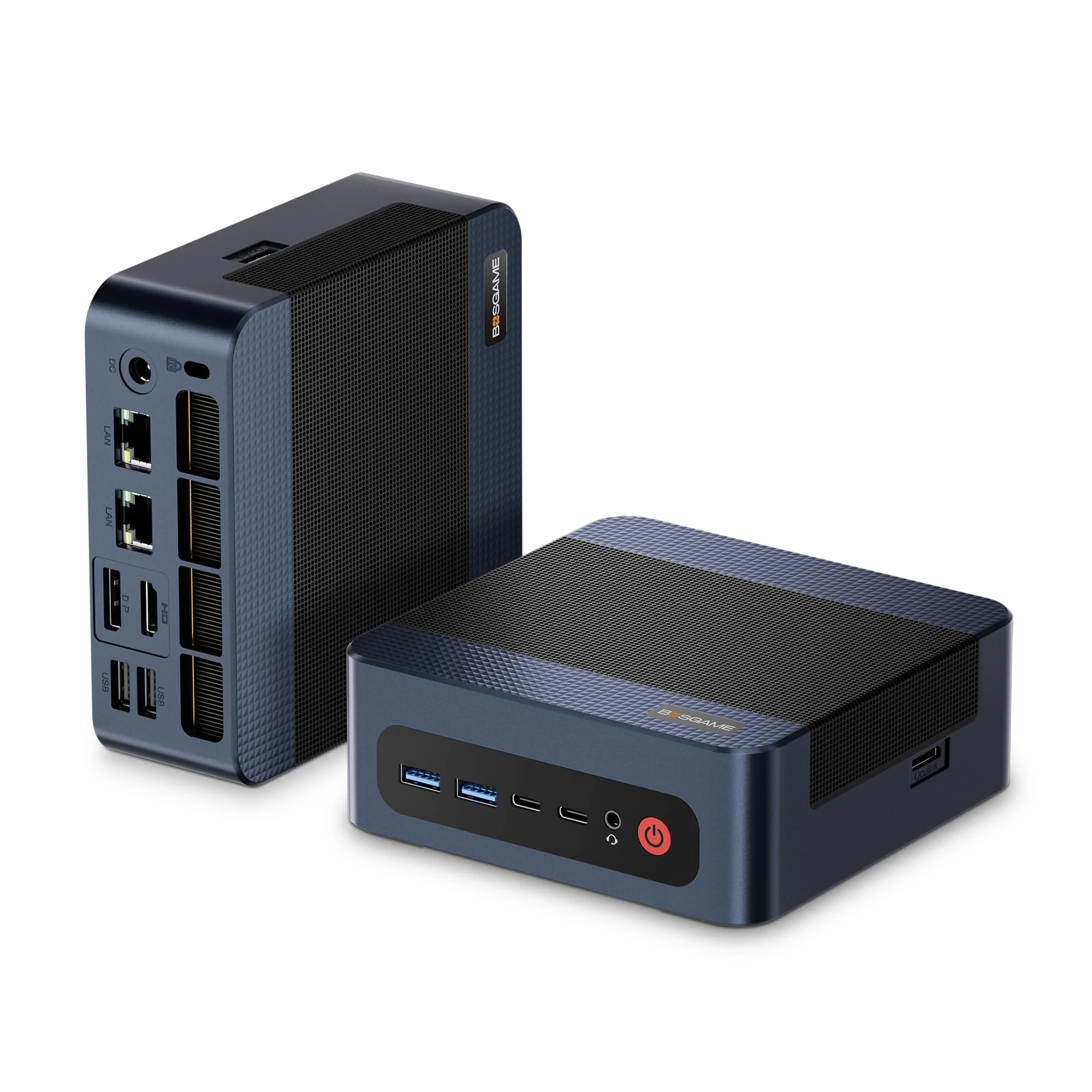 BOSGAME Gaming Mini PC M4 NEO, AMD Ryzen 7 7840HS Mini Computers, Radeon 780M Graphics, 64GB Dual Channel DDR5,2TB PCIe4.0 NVMe SSD, Oculink, Support Quad Display
