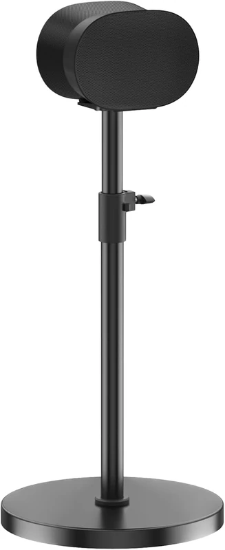 Heavy Duty Speaker Stand for Sonos Era 300 Stand, Adjustable Height 33"-42" for Sonos Era 300 Floor Stand with Cable Management Hold up to 30 Lbs for Sonos Era 300 Speaker, Single