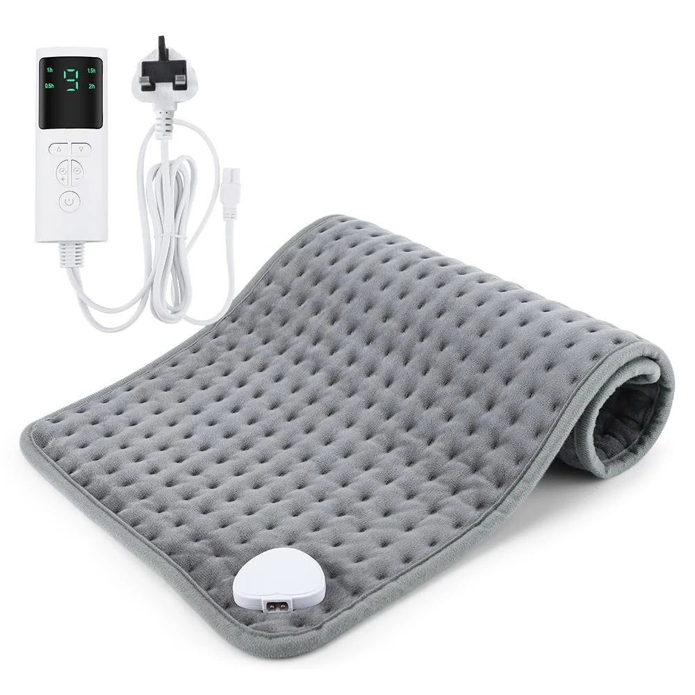 Heat Pad for Pain Relief – Fast-Heating Electric Heating Pad with 9 Heat Levels & 4 Auto-Off Timers | Full Body Relief for Back, Period Cramps, Neck & Shoulder | Safe & Machine Washable & Easy to Use