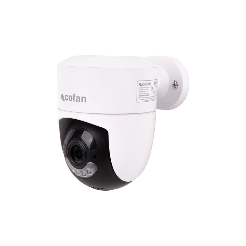Cofan WiFi Surveillance Camera for Indoor and Outdoor | Compatible with TuyaSmart or Smart Life | with Night Vision, Two-Way Audio and Motion Detection - Image 1