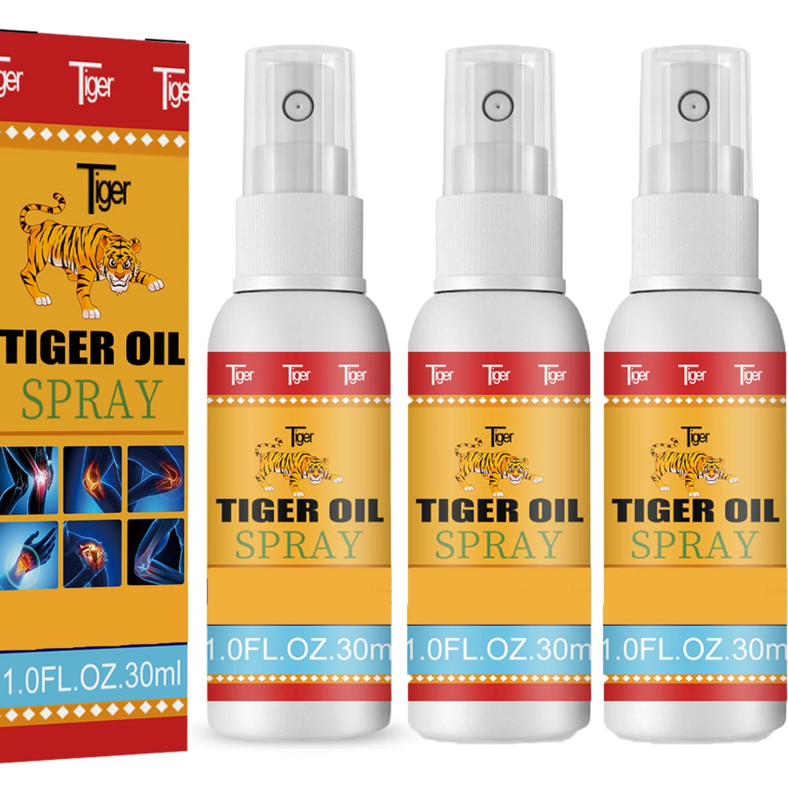 Instant Pain Relief Spray,3PCS Back & Muscle Pain Relief Serum,Knee Pain Relief Spray for Muscle Soreness,Natural Soothing for Shoulder & Back & leg & Arm,Relax Massage for All Skin Type-High Strength