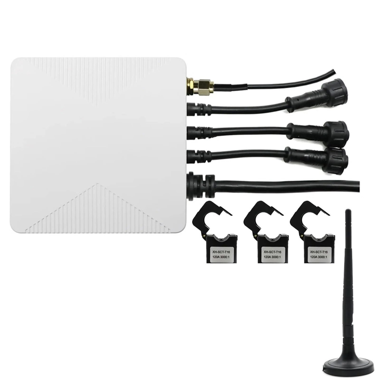 UKWYMIDKS 3 Phase WiFi Energy kWh Meter 80A 300A Power Clamp Current Transformer App Monitor and Record Power Consumption(200A CT)