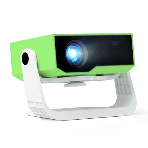 Wielio 2025 Ultra Smart Projector Built-in Apps, 32000 Lumens,Full HD 4K Supported, WiFi 6 & Bluetooth 5.2, Low Fan Noise (<29.8dB), Auto Keystone, Portable Movie Projector for IOS/Android/PS5