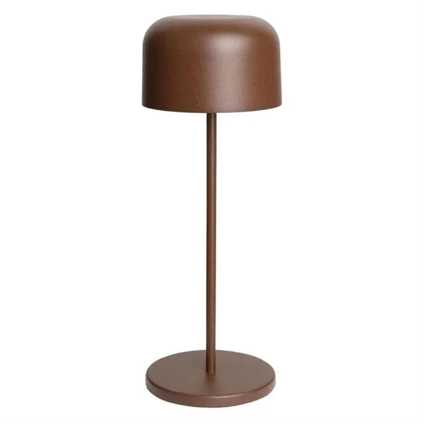Olympia Siena Table Lamp Round Dome Chestnut - 300mm