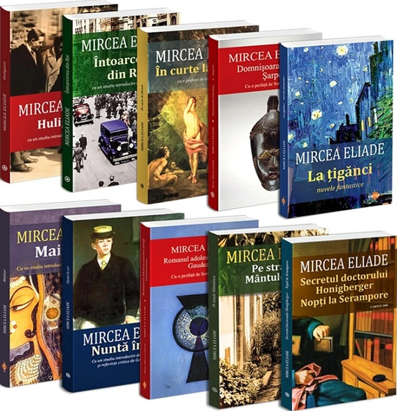 Pachet 10 carti: Mircea Eliade, Editie in limba romana